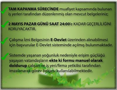 Tam Kapanma Süreci Hakkında