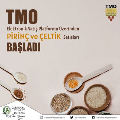 Tmo’dan Pirinç ve Çeltik Satışı