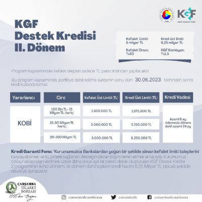 Kgf Destek Kredisi Iı. Dönem