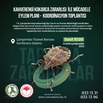 Kahverengi Kokarca Zararlısı ile Mücadele Eylem Planı - Koordinasyon Toplantısı
