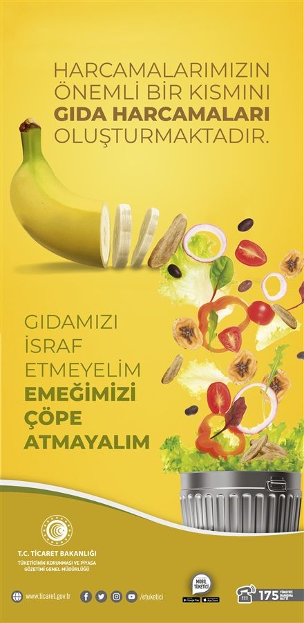 Gıdanı İsraf Etme, Ekmeğini Çöpe Atma