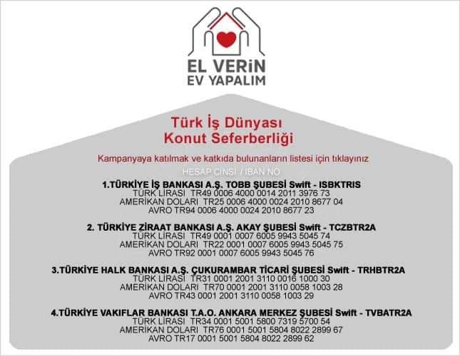 Tobb Tarafından 1 Milyar Tl Nakdi Destekle “ Konut Seferberliği ”  Kampanyası Başlatıldı