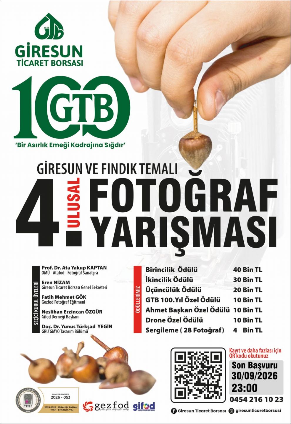 Giresun ve Fındık Temalı 4. Ulusal Fotoğraf Yarışması