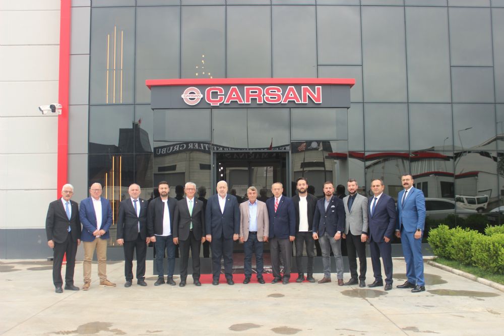 Çarşamba Ticaret Borsası Meclisinden Çarsan Treyler'e Ziyaret