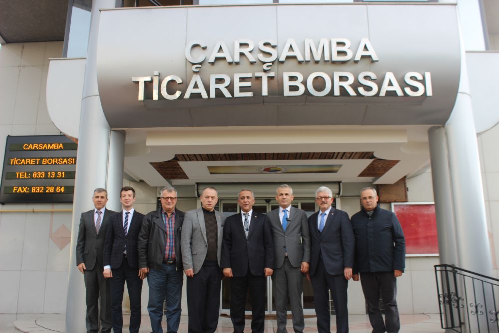 Samsun İl Tarım ve Orman Müdüründen Çarşamba Ticaret Borsası'na Ziyaret