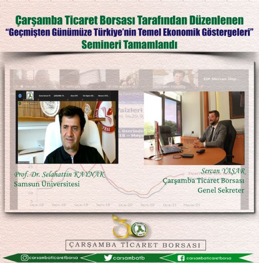 Geçmişten Günümüze Türkiye’nin Temel Ekonomik Göstergeleri Semineri Tamamlandı