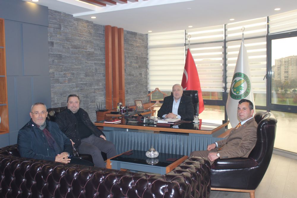 Gürcü Derneği Başkanı SEMİZ’den Başkan YILMAZ’a Ziyaret