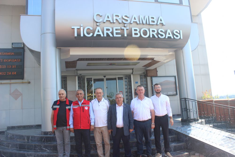 Kaymakam Yıldırım ve Müdür Sağlam’dan Borsamıza Ziyaret