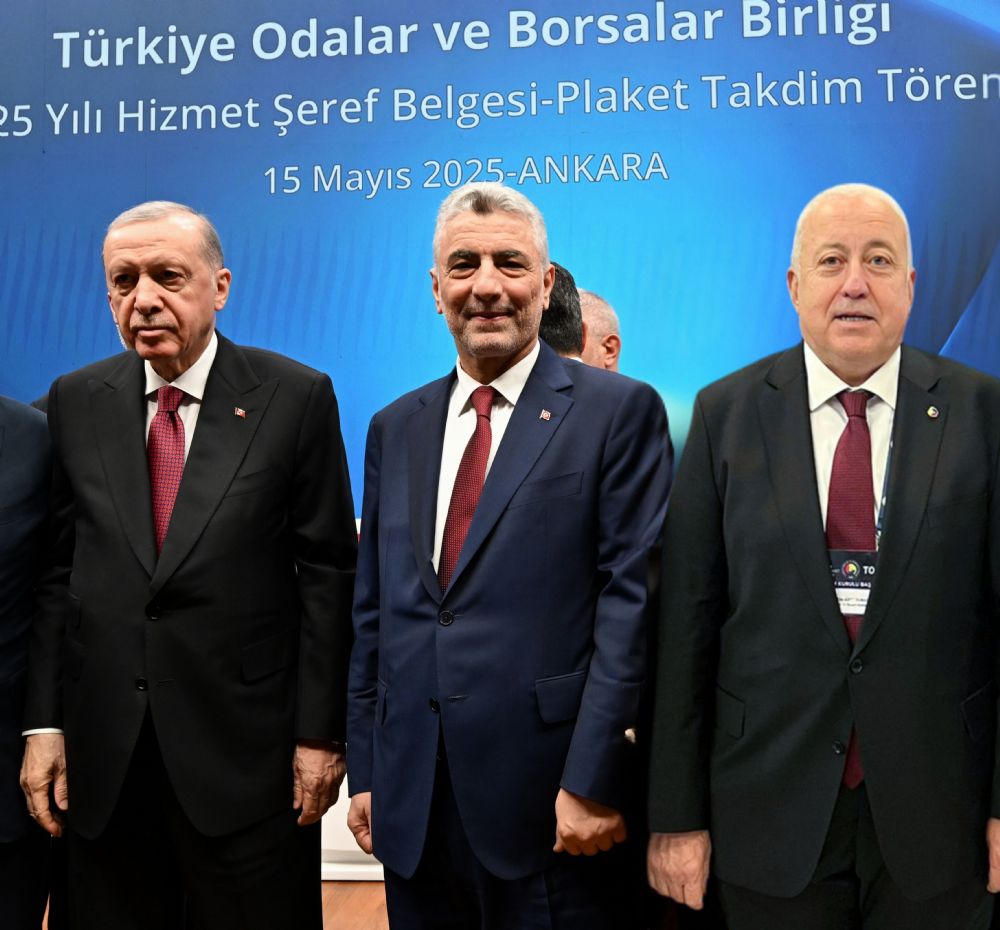 TOBB Hizmet Şeref Belgesi Taktim Töreni Gerçekleştirildi