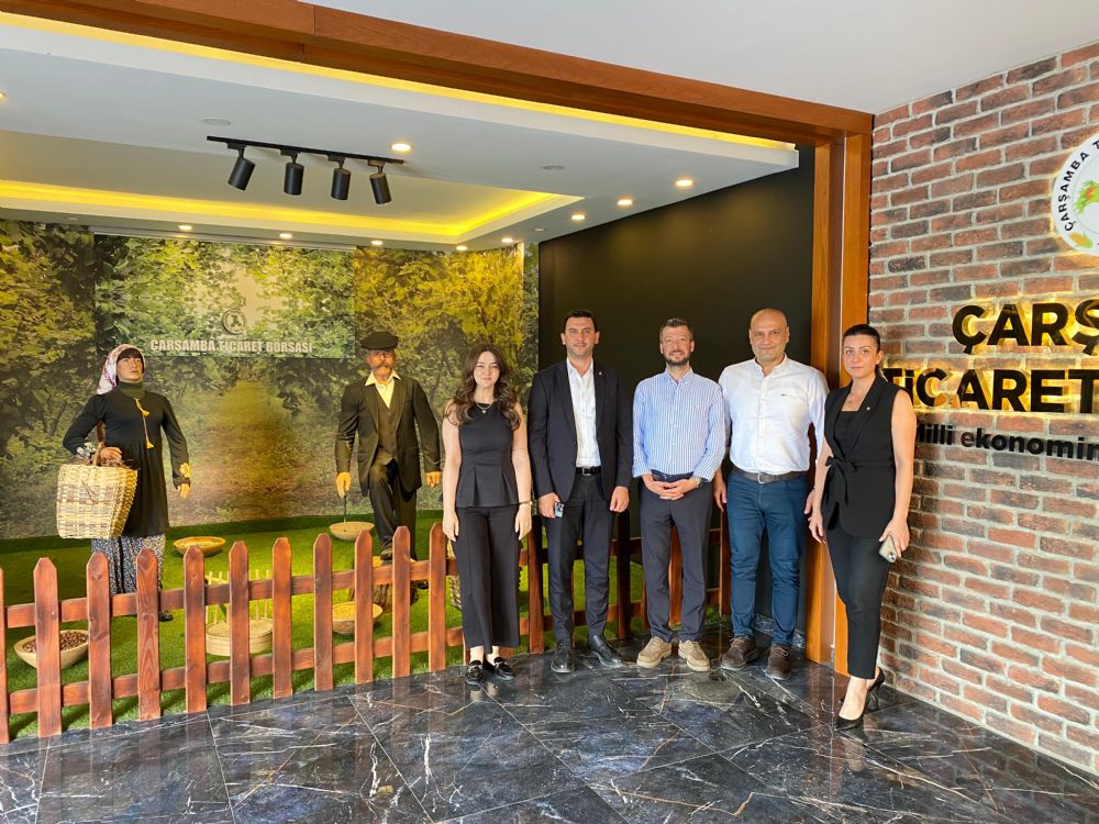 Bafra Ticaret Borsası’ndan Çarşamba Ticaret Borsası’na Kıyaslama Ziyareti