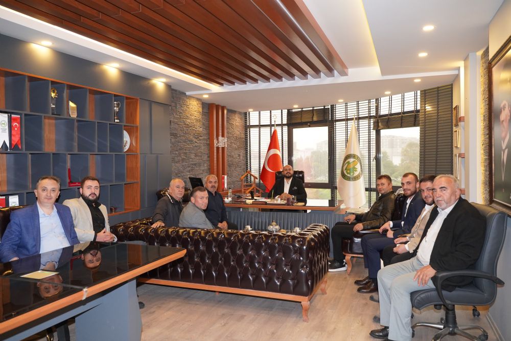 Çarşamba Özel Halk Otobüsleri Kooperatifinden Borsamıza Ziyaret