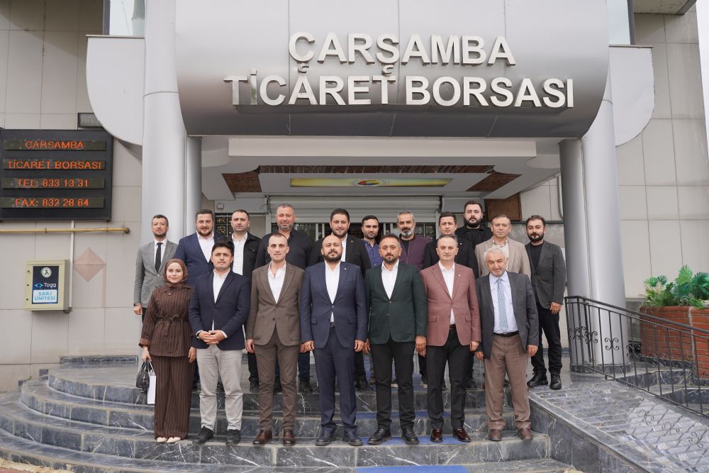 Çarşamba Ticaret Borsası’na Hayırlı Olsun Ziyaretleri