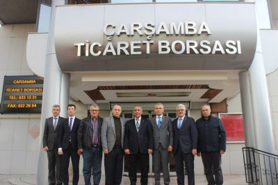 Samsun İl Tarım ve Orman Müdüründen Çarşamba Ticaret Borsası'na Ziyaret
