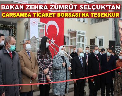 Bakan Zehra Zümrüt SELÇUK’tan ÇTB'ye Teşekkür
