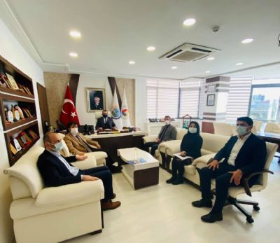 Prof. Dr. Selahattin Kaynak ÇTB ve ÇTSO' yu Ziyaret Etti