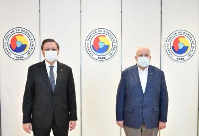 Başkan Yılmaz'dan TOBB Başkanı Hisarcıklıoğlu'na Ziyaret 