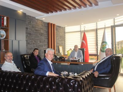 SARIOĞLU’ndan Başkan YILMAZ ‘a Tebrik Ziyareti