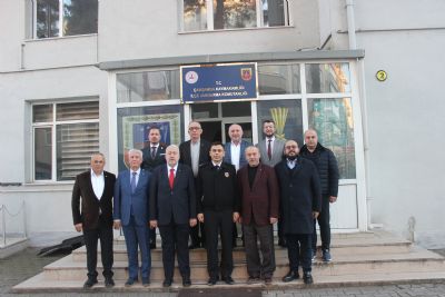 Başkan YILMAZ’dan İlçe Jandarma Komutanı Çelik’e İadeiziyaret