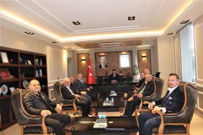 Başkan Yılmaz’dan Başkan Doğan’a İadeiziyaret 