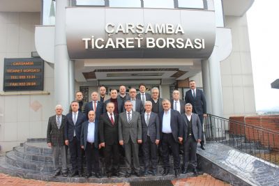 Samsun TSO’dan Çarşamba TB’ye İadeiziyaret