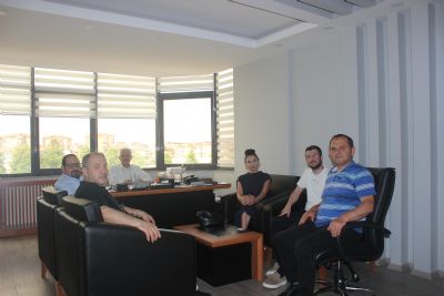 Çarşamba Denizbank Müdürü Evren Gengüç ÇTB'yi Ziyaret Etti