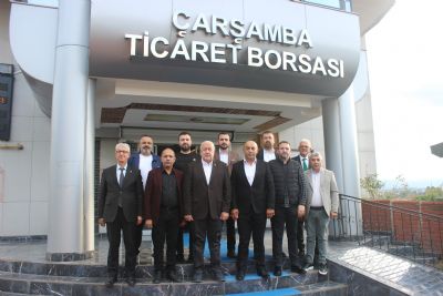 Çarşambaspor Yönetiminden Çarşamba Ticaret Borsası’na Ziyaret