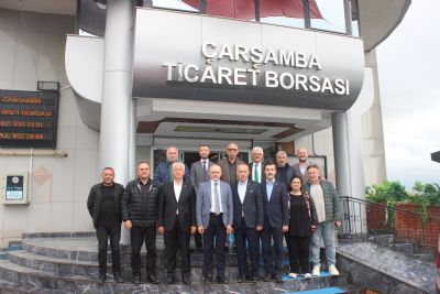 CHP Heyetinden Çarşamba Ticaret Borsası’na Ziyaret