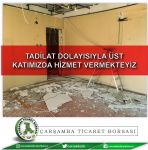 Çarşamba Ticaret Borsası Yenileniyor