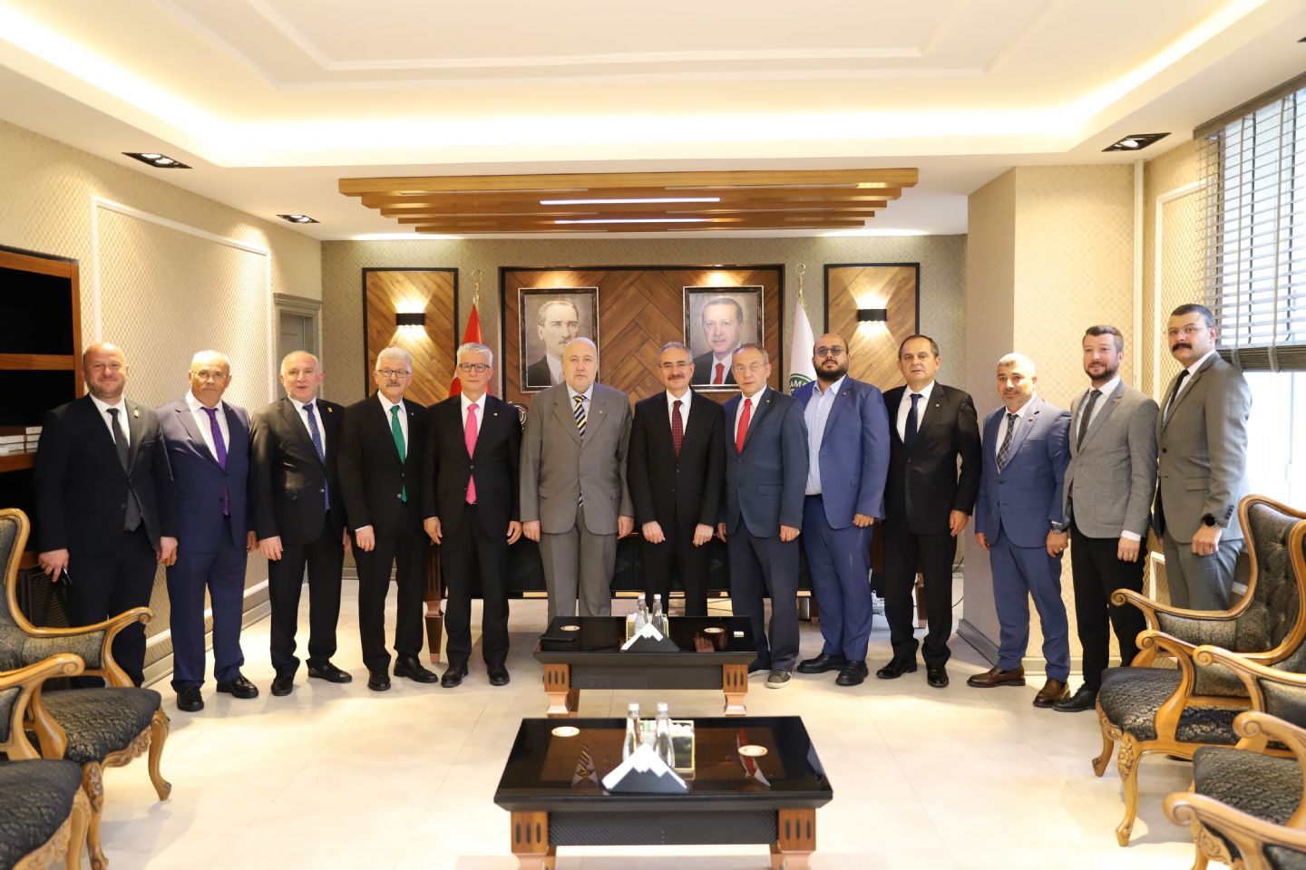 Çarşamba Ticaret Borsası’ndan Başkan Hüseyin Dündar’a Ziyaret