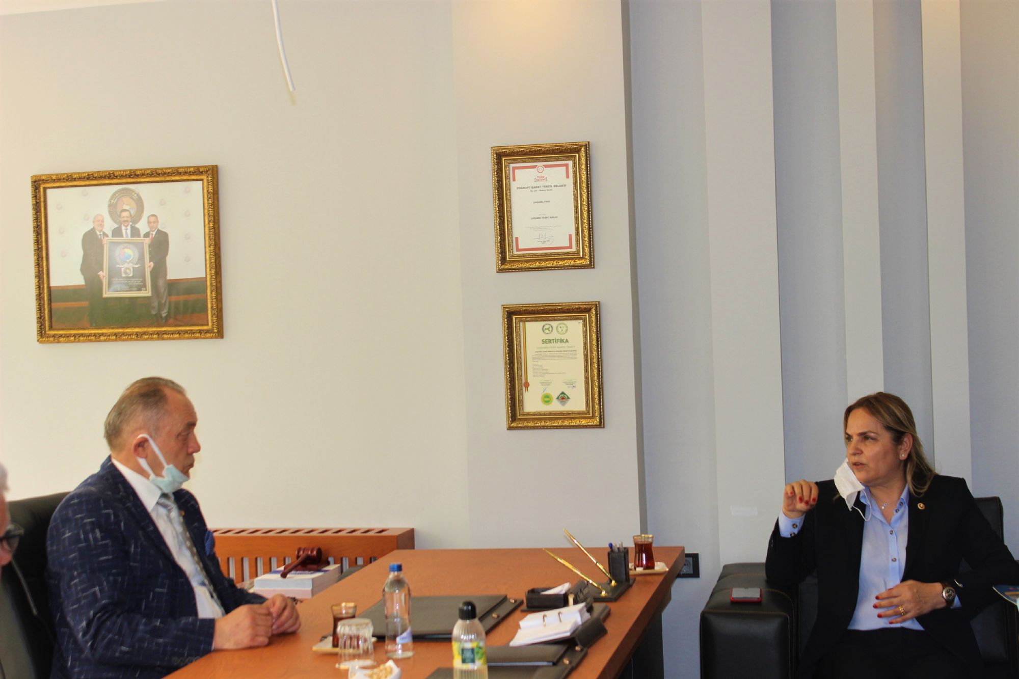 Cumhuriyet Halk Partisi Heyeti ÇTB'yi Ziyaret Etti