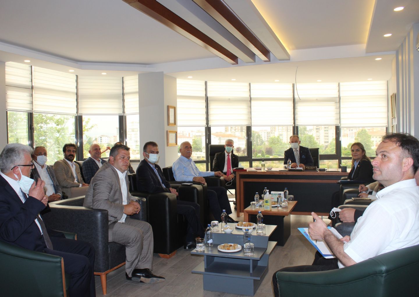 Cumhuriyet Halk Partisi Heyeti ÇTB'yi Ziyaret Etti