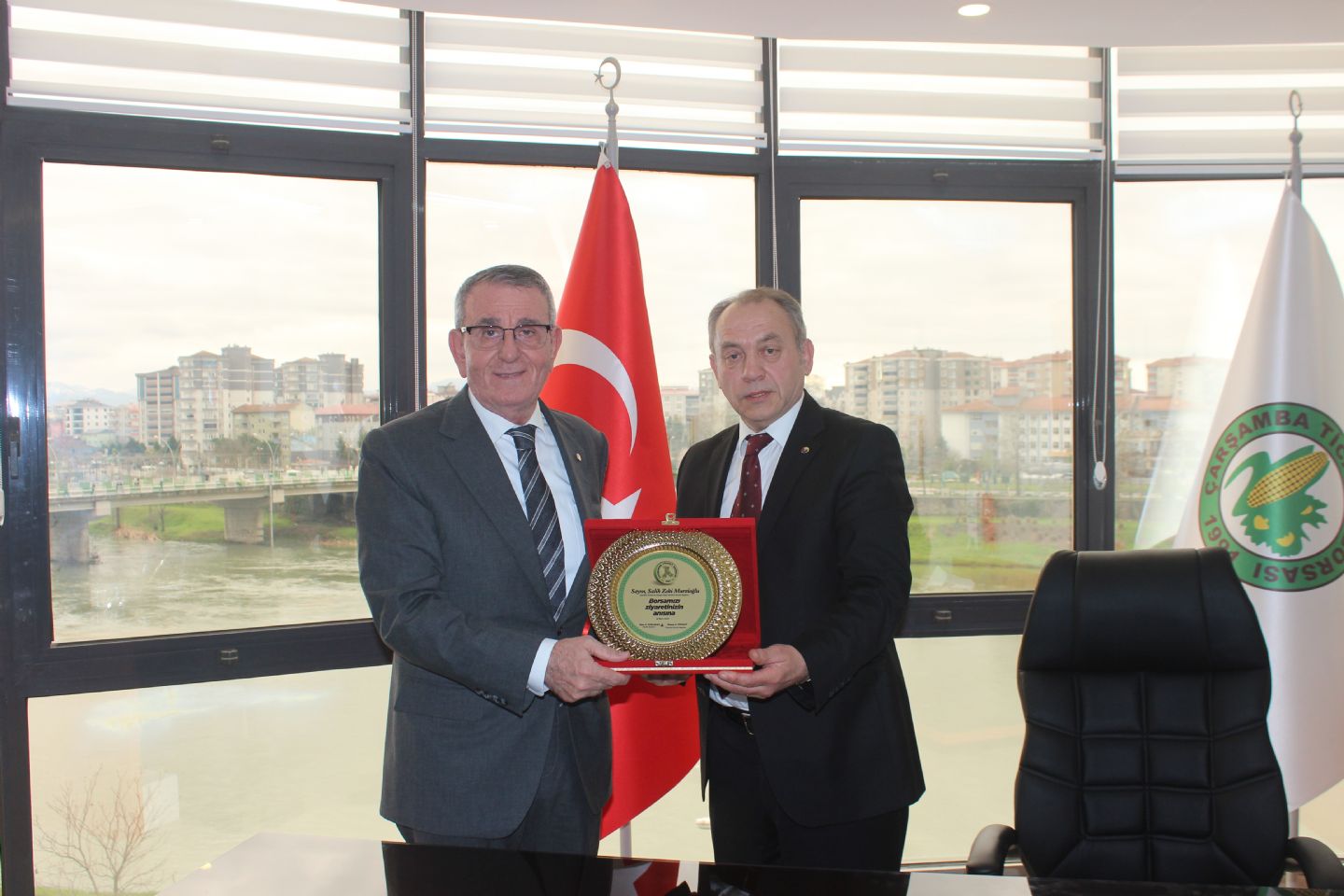 Samsun TSO’dan Çarşamba TB’ye İadeiziyaret