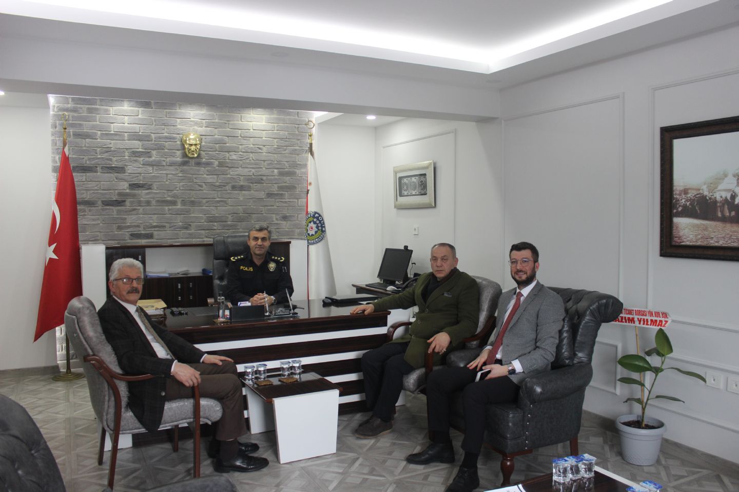 Çarşamba Ticaret Borsası’ndan Polis Haftası Ziyareti