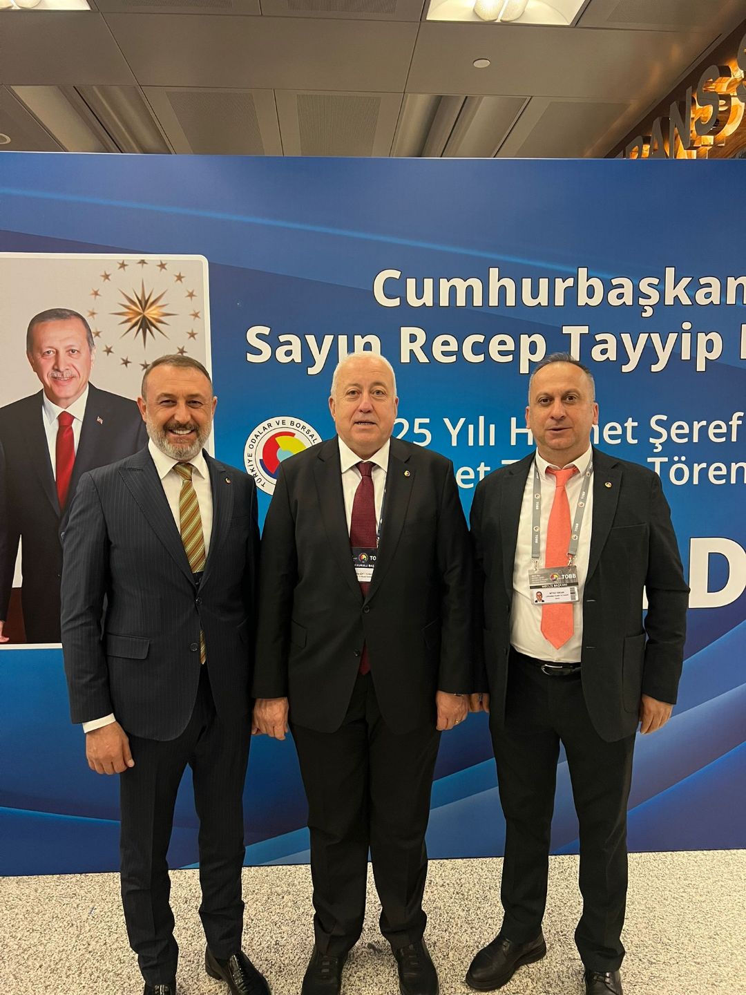 TOBB Hizmet Şeref Belgesi Taktim Töreni Gerçekleştirildi