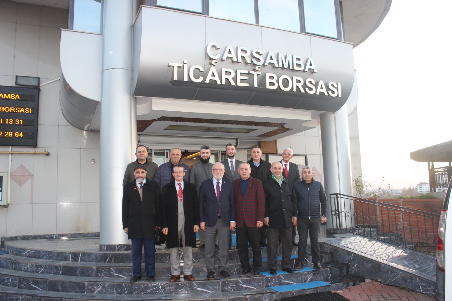 Saadet Partisi Heyetinden Çarşamba Ticaret Borsası’na Ziyaret
