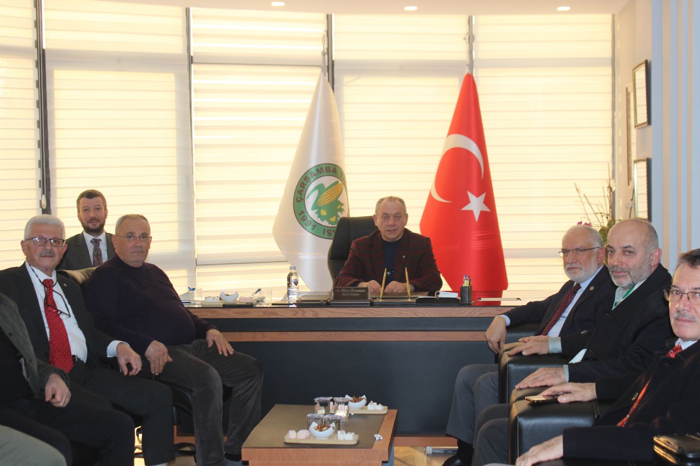 Saadet Partisi Heyetinden Çarşamba Ticaret Borsası’na Ziyaret