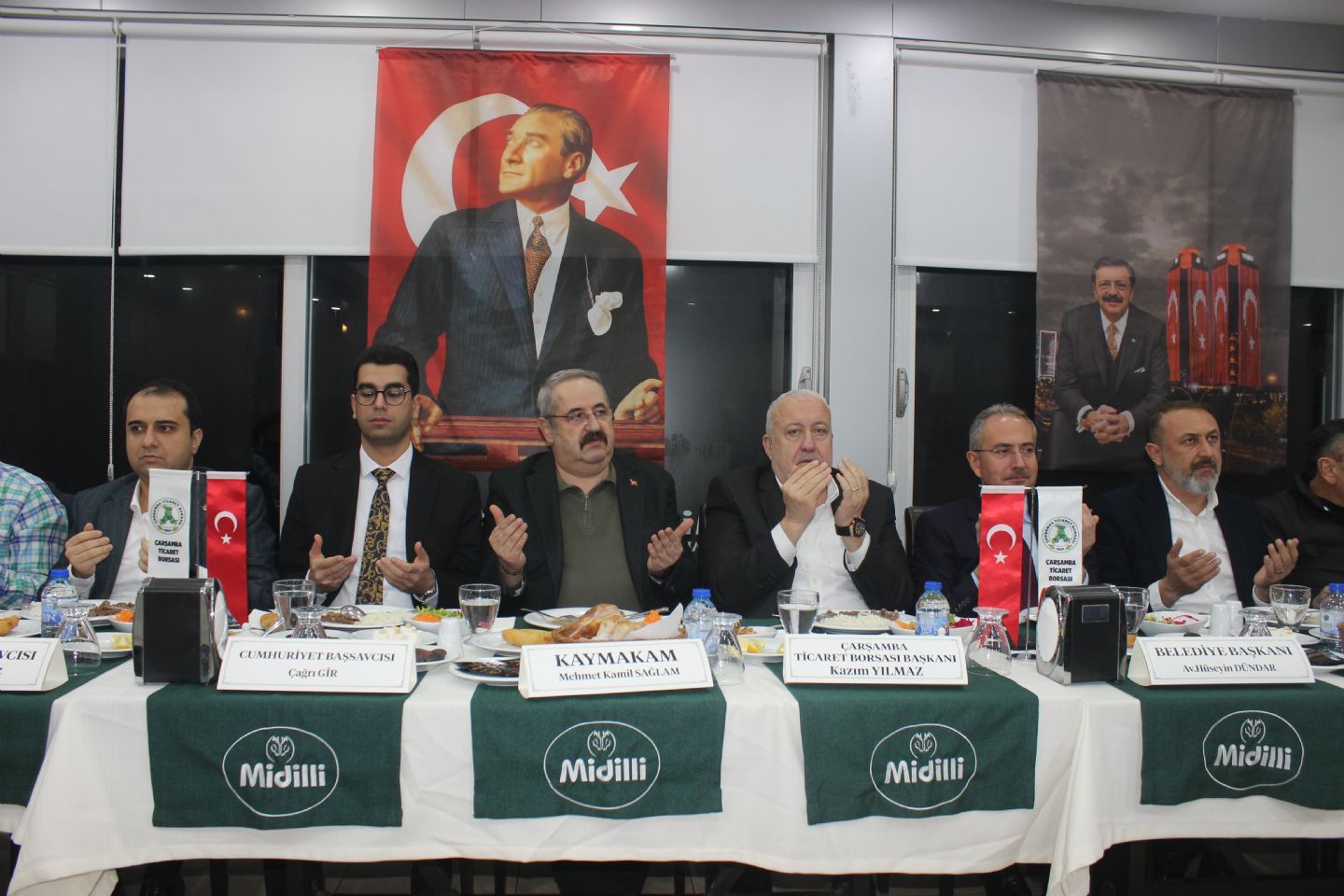 Çarşamba Ticaret Borsası Üyeleri İftar Sofrasında Buluştu