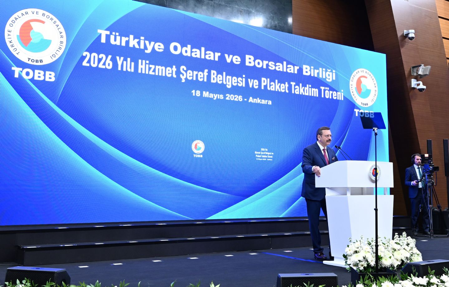 TOBB’da Hizmet Şeref Belgesi ve Plaket Töreni Düzenlendi 